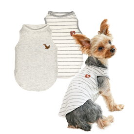 【送料無料/犬服 犬 服 オーガニック タンク インナー 静電気防止 肌着 lwd 抜け毛防止】オーガニックコットンタンク1号 2号 3号 4号 5号 6号 LGS LGM LGL 犬と生活L.W.D