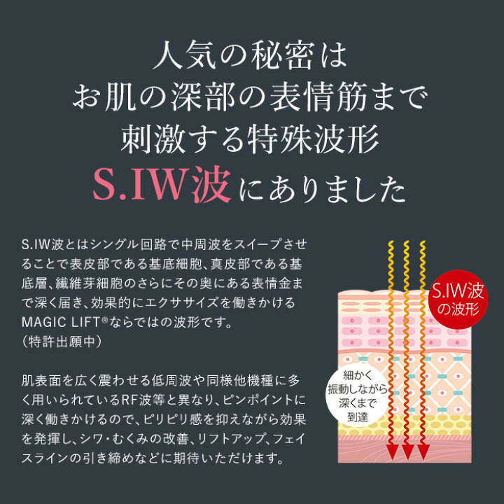 楽天市場】【マジックリフト公式】美顔器 マジックリフト 