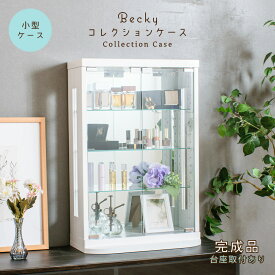 ■1000円OFFクーポン配布中！■〜12/11 1:59まで コレクションケース 卓上 香水ケース 薄型 ロータイプ フィギュア ガラスケース ディスプレイケース カウンター上 完成品 幅50 コレクションボード ガラスショーケース キュリオケース コレクションラック ベッキー