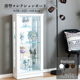 ★半額 対象品★〜12/11(木)1:59まで コレクションケース コレクションボード ガラス ショーケース 幅50cm 完成品 鏡面 コレクションボード キュリオケース ガンプラ コレクションラック 【フェリックス50M】