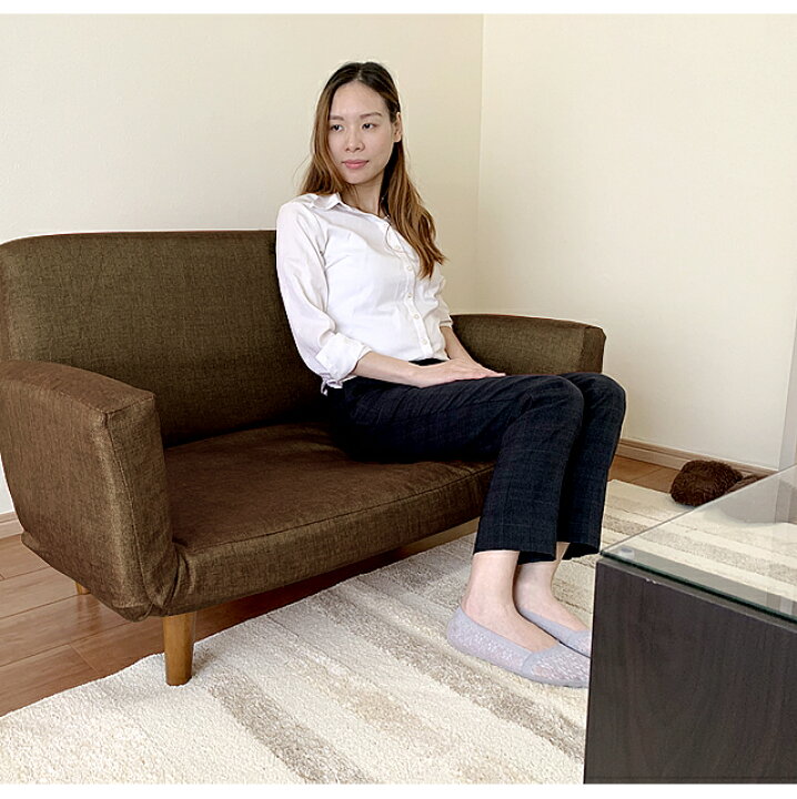 楽天市場 ソファ ソファー 2人掛け Sofa ソファベッド ソファーベッド 安い コンパクト リクライニング カウチソファ ソファベッド ローソファー おしゃれ シンプル 北欧 B426 ソファ チェア専門店ウィズソファ