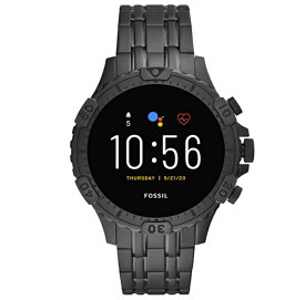 [フォッシル] FOSSIL 腕時計 ハンドウォッチ タッチスクリーンスマートウォッチ ジェネレーション5 FTW4038 ブラック メンズ 並行輸入品