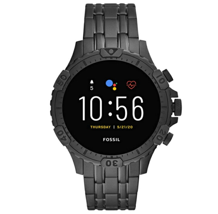 楽天市場】FOSSIL フォッシル スマートウォッチ メンズ Garrett HR 