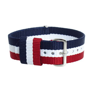 �_�j�G���E�F�����g�� DANIEL WELLINGTON �ւ��x���g�r���v�p ���O��20mm dw00200017 NATO �u���[ �z���C�g ���b�h