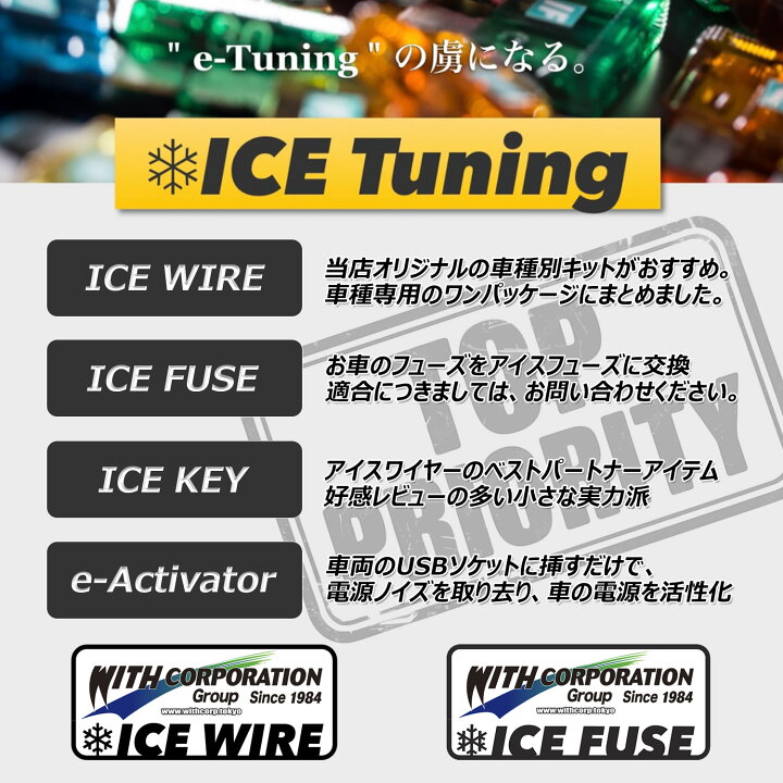 楽天市場】アイスワイヤー ICE WIRE 50cm 端子 M6-M6 汎用品 ハイ 