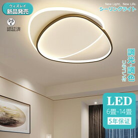 【2025最新型】【5年保証】シーリングライト LED 調光調色 照明 おしゃれ 北欧 リモコン付き スマホ操作 照明器具 6畳 8畳 10畳 天井照明 インテリア ライト 和室 洋室 節電 省エネ リビング照明 寝室 北欧 カフェ モデルハウス 電気 食卓 間接照明 45~55cm