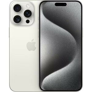 �y�F�萮���ϐ��i�z�y���J���i�zApple�ۏ؂��� iPhone 15 Pro Max 256GB �{�� �ySIM�t���[�z ������ �z���C�g�`�^�j�E�� FU6Q3J/A A3105