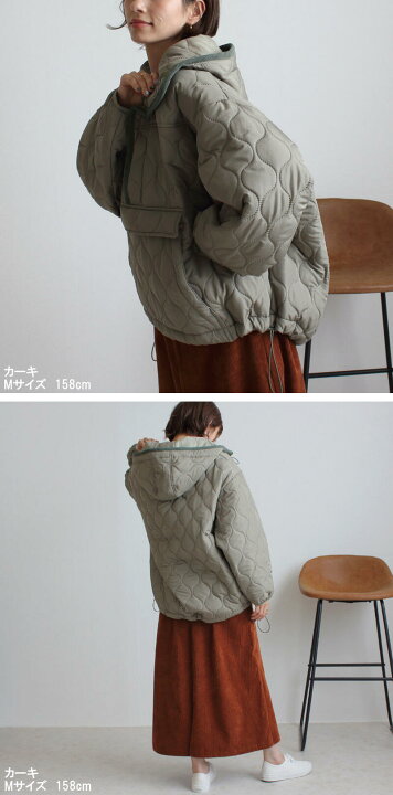 楽天市場】ハーフジップキルティングジャケットプルオーバー  