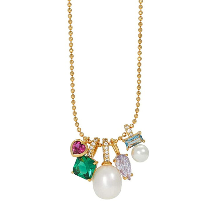 楽天市場】ケイトスペード ネックレス Kate Spade○ Multi-Crystal  Imitation Pearl Multi-Charm  Pendant Necklace (Multi) マルチ チャーム ペンダント ネックレス（マルチ）Little Gem Charm Pendant  Necklace : Ｗｉｔ＠ＵＳＡ