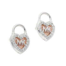 マイケルコース ピアス Michael Kors MKC1559Sterling Silver Mother of Pearl Heart Lock Stud Earrings (Silver) ハート ロック スタッド ピアス (シルバー) Sterling Silver Stud Earrings