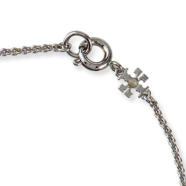 トリーバーチ ブレスレット Tory Burch 80997 ★ Miller Pave Chain Bracelet  (Silver/Crystal) ミラー パヴェ チェーン ブレスレット (シルバー/クリスタル) Pave Logo Miller Chain  Bracelet | 