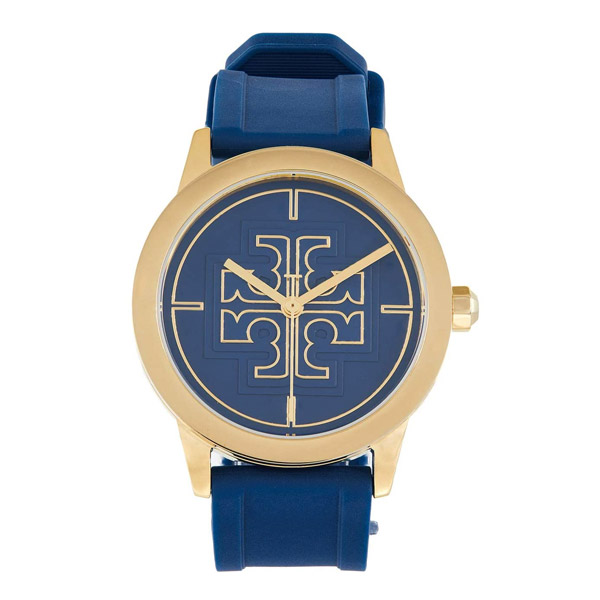 卸直営 トリーバーチ Tory Burch 新作 腕時計アメリカ在住スタッフ直接仕入れ 本物保証 腕時計 Gigi Silicone Strap 2020モデル ウォッチ 36mm シリコン ネイビー 時計 GIGI Navy Watch