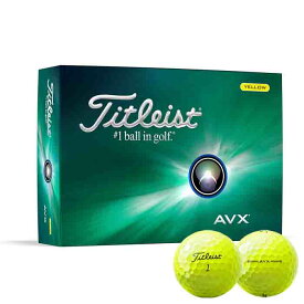 タイトリスト Titleist 2024 NEW AVX ボール 1ダース 12球 エイヴィエックス 2024年モデル ソフトな打感 ゴルフボール