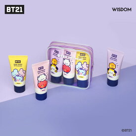 【公式】BT21 mininiトラベルキット 全3種 ポータブル / シャンプー / トリートメント / ボディウォッシュ / 旅行用 / 持ち運び / 海外旅行 / 50ml 3本セット / バラ売り