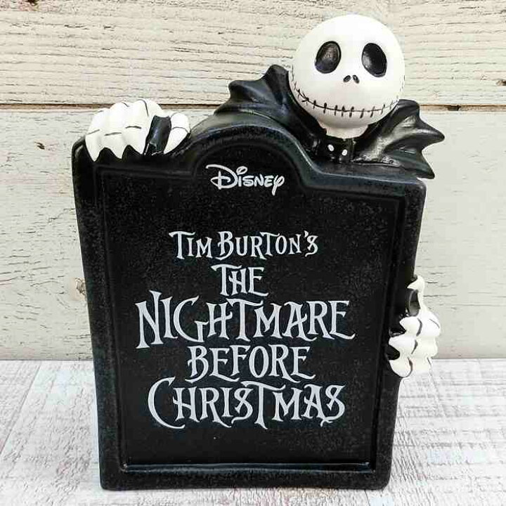 楽天市場 アウトレット 箱にほんの少しキズがあるだけ ディズニー 通販 ジャック スケリントン 貯金箱 無料ギフトラッピング バンク ナイトメア ビフォア クリスマス 割らずに取り出し可能 ウィズマウス 楽天市場店