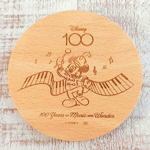 ディズニー 通販 ディズニーカンパニー 100周年 木製 コースター 【Sサイズ】