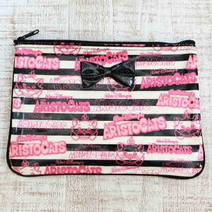 ディズニー 通販 日本製 デッドストック マリー ストライプ フラット ポーチ 無料 ギフト ラッピング お土産 おみやげ 国内正規メーカー 化粧ポーチ コスメポーチ 平ポーチ おしゃれキャッ