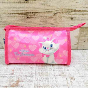 ディズニー 通販 日本製 国内正規品 デッドストック マリー ハート 三角ポーチ コスメポーチ 無料 ギフト ラッピング お土産 おみやげ 化粧 ポーチ ペンケース おしゃれキャット