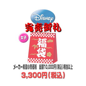 毎年完売！新 2025-2026年 ディズニー 福袋 わけあり アウトレット 【女子向け】訳あり 10,000円税込以上入り ふくぶくろ お買い得 ラッキーバッグ お楽しみ袋 通信