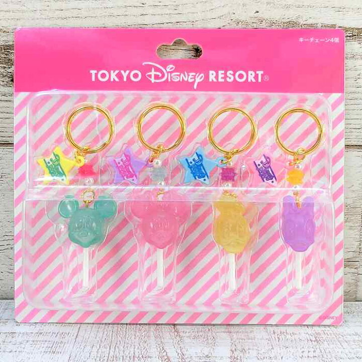 楽天市場】東京ディズニーリゾート 通販 ディズニー キーチェーン4個 