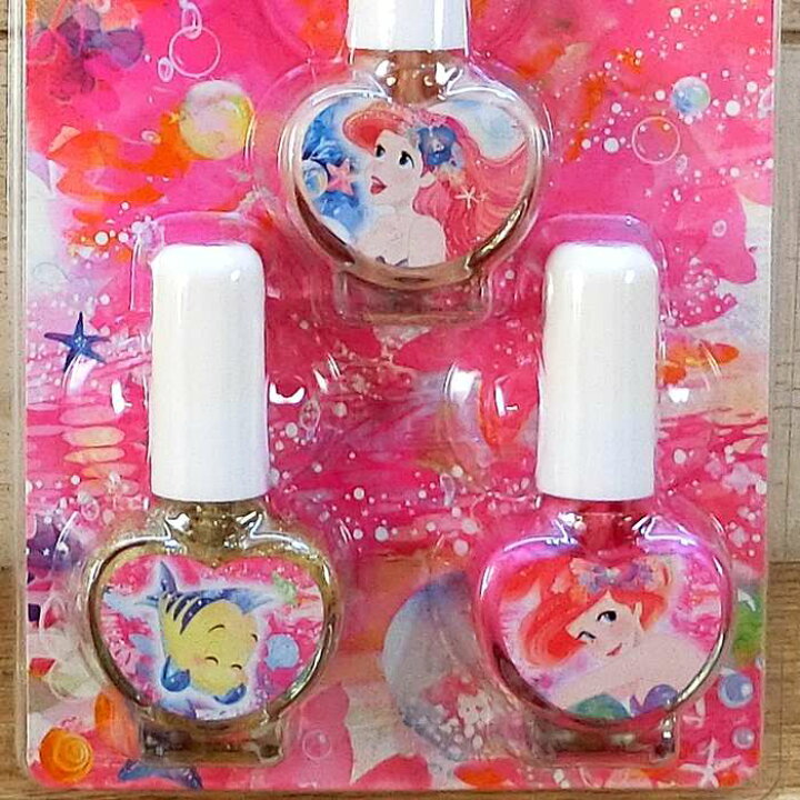楽天市場 東京ディズニーリゾート ディズニー リトルマーメイド アリエル フランダー マニキュア セット 無料ギフトラッピング リトル マーメイド Tdr ディズニーランド ディズニーシー ディズニープリンセス おみやげ お土産 ウィズマウス 楽天市場店