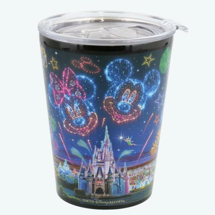 楽天市場 東京ディズニーリゾート 通販 ディズニー 夜空 ステンレス タンブラー 蓋付 リゾートナイト 無料ギフトラッピング Tdr ディズニーランド ディズニーシー おみやげ お土産 フタ付 ウィズマウス 楽天市場店