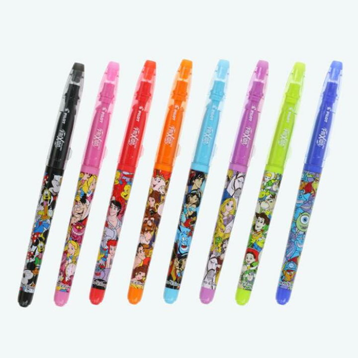 楽天市場 東京ディズニーリゾート ディズニー 通販 オールキャラクター フリクション カラー サインペン 8色8本セット 無料 ギフトラッピング Tdr おみやげ お土産 ディズニーランド ディズニーシー ウィズマウス 楽天市場店