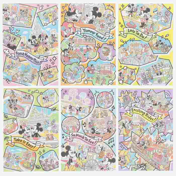 楽天市場 東京ディズニーリゾート ディズニー パーク ファン ピクス メモ 6個セット 無料ギフトラッピング Tdr ディズニーランド ディズニーシー ミッキー おみやげ お土産 メモ帳 ウィズマウス 楽天市場店