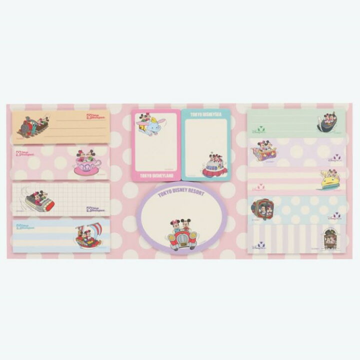 楽天市場 東京ディズニーリゾート レトロパーク シリーズ ディズニー 通販 ふせん セット 無料 ギフトラッピング Tdr おみやげ お土産 ディズニーランド ディズニーシー 付箋 フセン 日本製 ウィズマウス 楽天市場店