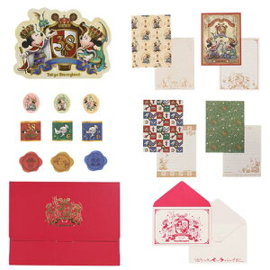 東京ディズニーランド キングダムトレジャー ステーショナリー セット レターセット 38周年 無料ギフトラッピング ミッキー ミニー TDL ディズニーリゾート ディズニーシー おみやげ お土産