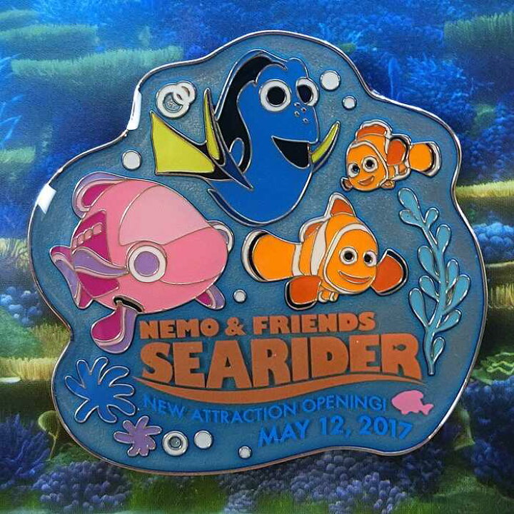 楽天市場 東京ディズニーシー ディズニー ピンバッチ 2個セット ニモアンドフレンズ シーライダー 無料ギフトラッピング Tds ディズニーリゾート ディズニーランド ピンバッジ おみやげ お土産 ピンズ ニモ ウィズマウス 楽天市場店