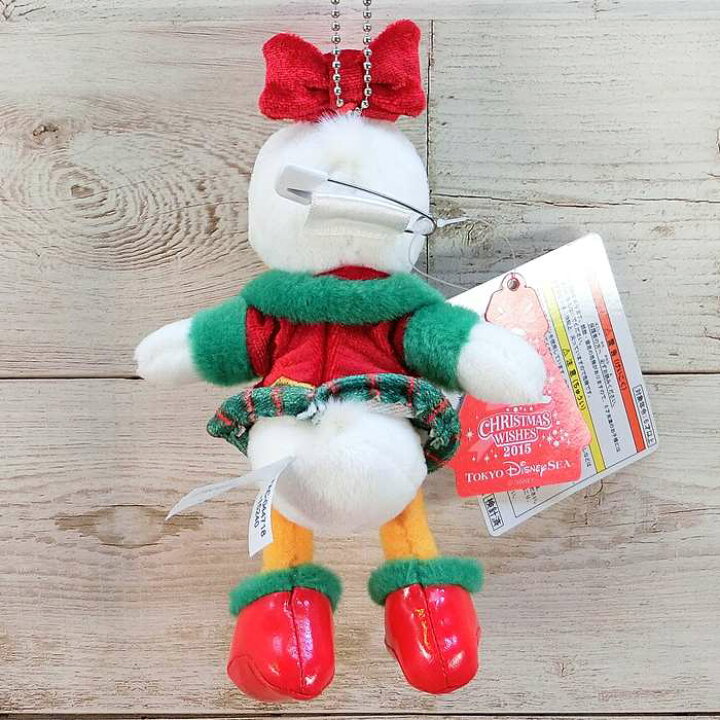 楽天市場 東京ディズニーシー ディズニー デイジーダック クリスマスウィッシュ 15 ぬいぐるみバッチ ぬいば 無料ギフトラッピング デイジー ぬいぐるみバッジ マスコット ボールチェーン おみやげ お土産 ディズニーランド ディズニーリゾート クリスマス ウィズ