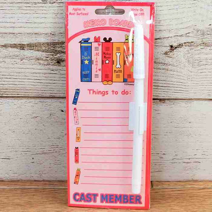 楽天市場 ウォルト ディズニーワールド リゾート キャスト 限定 To Doメモ 無料ギフトラッピング Wdw ミッキー キャストメンバー おみやげ お土産 通常一般購入不可のアイテム 1点のみ トゥードゥーメモ ウィズマウス 楽天市場店