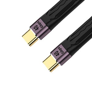 xiwai Type-C USB-C �I�X-�I�X USB4 40Gbps 100W 8K �t���b�g�X���� FPC �f�[�^�P�[�u�� �m�[�g�p�\�R���g�ѓd�b�p 13cm