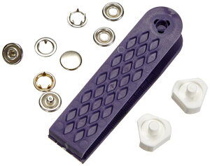 プリム(Prym) スナップボタン Jersey キット付 キャップ型 φ10mm 9組入 ニッケル 390120