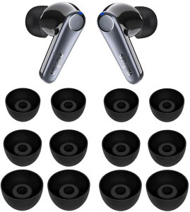 A-Pcas �C���[�s�[�X EarFun Air Pro 3�C���z���p �C���[�s�[�X Ear fun Free Pro 3 �C���z���p �C���[�`�b�v Ear fun Air S�C���z���p �C���[�s�[�X �V���R���� S/M/L 6�y�A �u���b�N 532