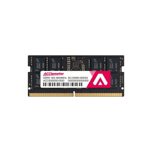 DDR5 16GB-5600MHz bvgbv/~jRs[^[p 1.1V SODIMM 262pin Laptop Memory(16GB×1) Acclamator