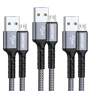 GHNTJAP }CN USB P[u 1M y3{Zbgz Micro USB P[u [d USB2.0f[^] Android[dP[u AhCh[dR[h Xperia X/Galaxy S7/Kindle/PS4 @Ή