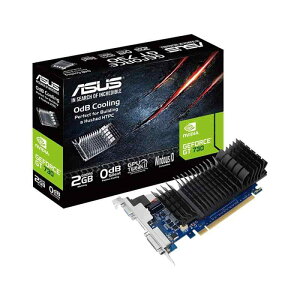 ASUSTek NVIDIA GeForce GT 730 / 2GB GDDR5 / HDMI 2.0b / HDMI 1.4a / t@X݌v / 2slot / GPU Tweak II / GT730-SL-2GD5-BRK