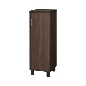 白井産業 下駄箱 シューズボックス 玄関収納 木製 隙間 ちょい足しにぴったりな幅約33cmのコンパクトサイズ 約6足収納 ダークブラウン木目柄 ベーシックデザイン 幅32.8×奥行36.4×高さ99cm FUL-