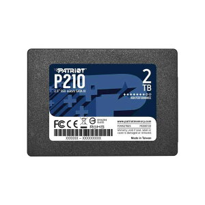 Patriot Memory P210 2TB SATA3 ^SSD 6Gb/s 2.5C` 7mm P210S2TB25