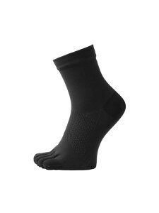 [Goldwin] 5-toe C3fit Arch Support Quarter Socks BLACK 3