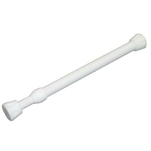 平安伸銅工業 突っ張り棒 隙間収納 ホワイト 耐荷重2kg 幅21~29.5cm パイプ直径1.3・1.0cm SMP-13