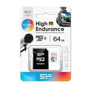 64 GB Silicon Power high-endurance microSDXC cl10 MLC�������J�[�h