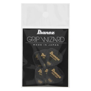 Ibanez(アイバニーズ) 滑り止め素材を使用したピック Grip Wizard Series Sand Grip Pick PA16MSG-BK
