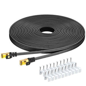 BUSOHE LANP[u15M Cat8tbg҂݃P[u RJ45RlN^^C[TlbgP[u߂8V[h܂h~f[^ȂǂɓKĂBߋ30t