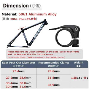 Azarxis V[g|XgNv ]ԗp 28.6mm / 31.8mm / 34.9mm V[gNv A~ tȒP NCbN[X y [hoCN }EeoCN NXoCN TCNO(u
