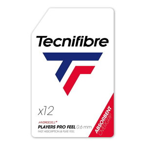 テクニファイバー Tecnifibre テニスグリップテープ プレイヤーズ プロフィール 12本入 PLAYERS PRO FEEL 12P TFAA101