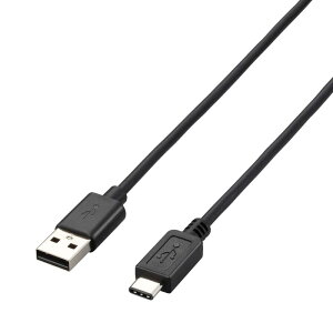 �G���R�� USB�P�[�u�� Type C (USB A to USB C) 4.0m USB2.0���� 3A�o�� �ő�480Mbps �u���b�N U2C-AC40BK