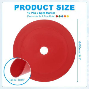 PATIKIL 6C`tbgR[ 10 X|bg}[J[ TbJ[ oXPbg{[ AWeBKp ȃtbgTbJ[g[jOR[ X|[cg[jO@ Jt